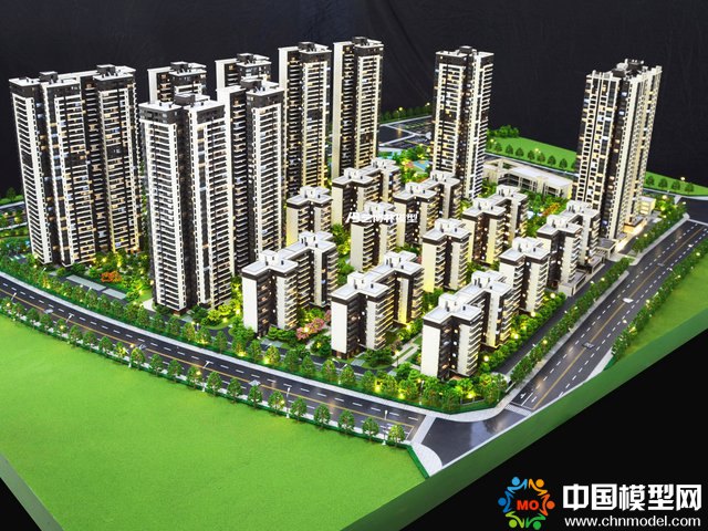 廣州萬(wàn)科桃園里房地產(chǎn)模型
