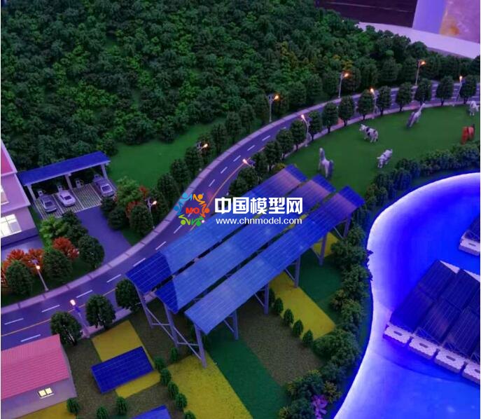 光伏風電新能源場景沙盤模型