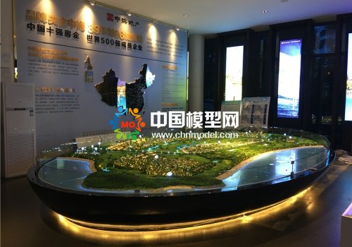 精工細制的別墅沙盤模型