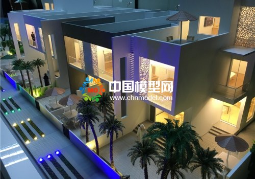 精工細制的別墅沙盤模型