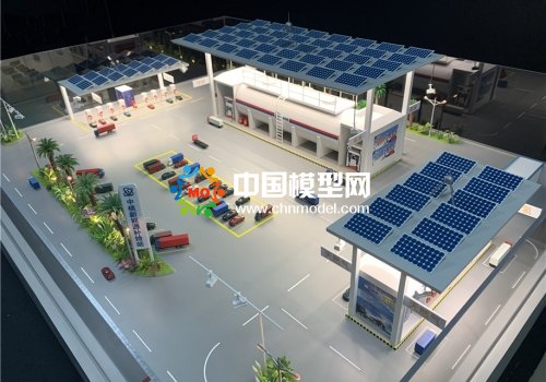 充氣站模型，充電站模型，能源站模型