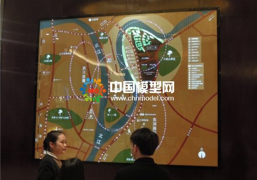 房地產(chǎn)區(qū)位壁掛沙盤(pán)模型