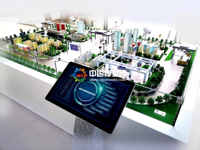 智能交通演示沙盤