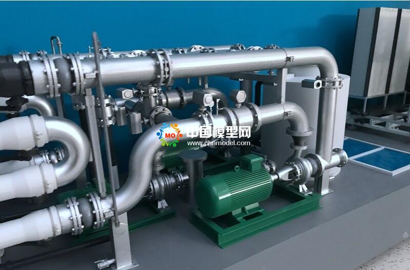 生活垃圾處理廠滲濾液及膜下水處理沙盤(pán)模型