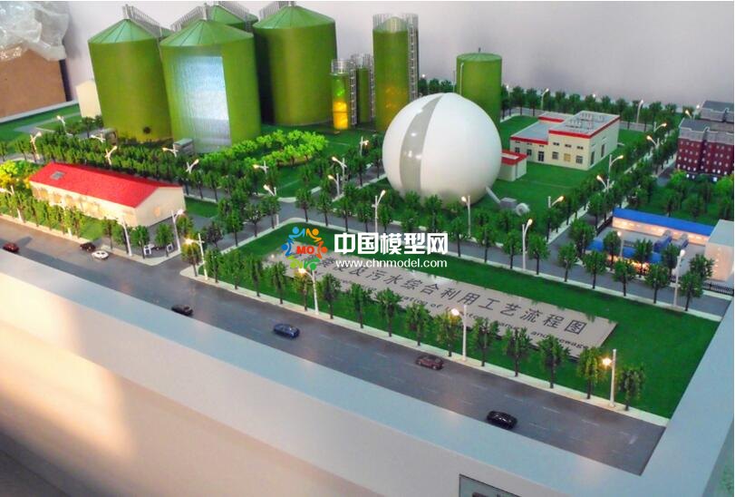 畜禽糞便及污水綜合利用工藝沙盤(pán)模型