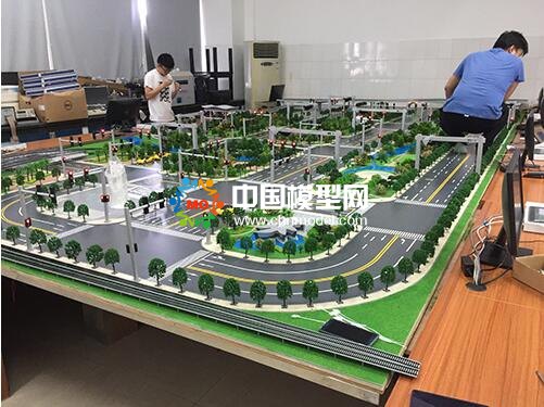 智慧城市交通模擬仿真教學(xué)沙盤模型