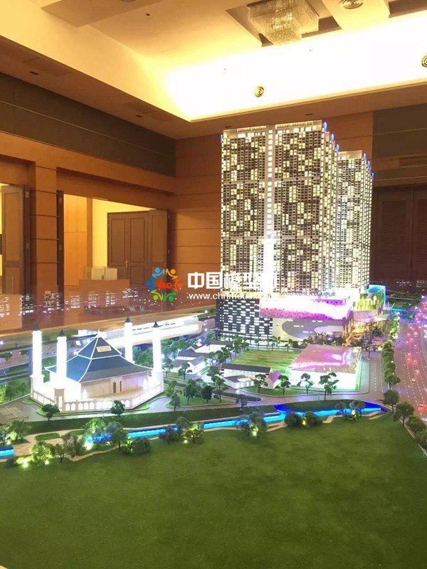 吉隆坡商業(yè)綜合體沙盤模型