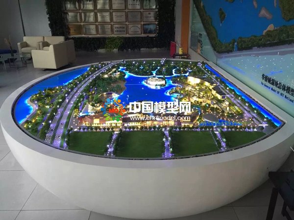 濕地公園規(guī)劃沙盤模型