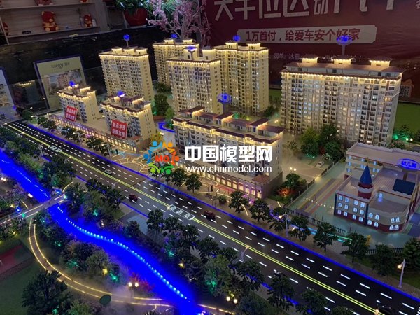 公園壹號(hào)售樓部沙盤(pán)模型