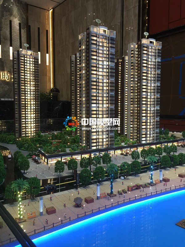 濱江時(shí)光園樓盤沙盤模型