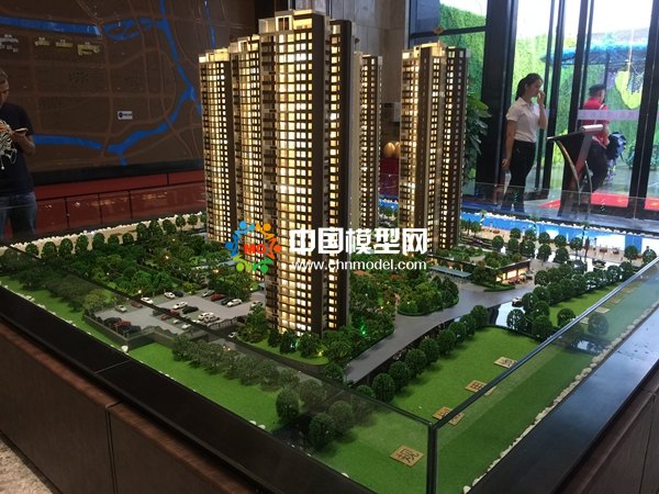 濱江時(shí)光園樓盤沙盤模型