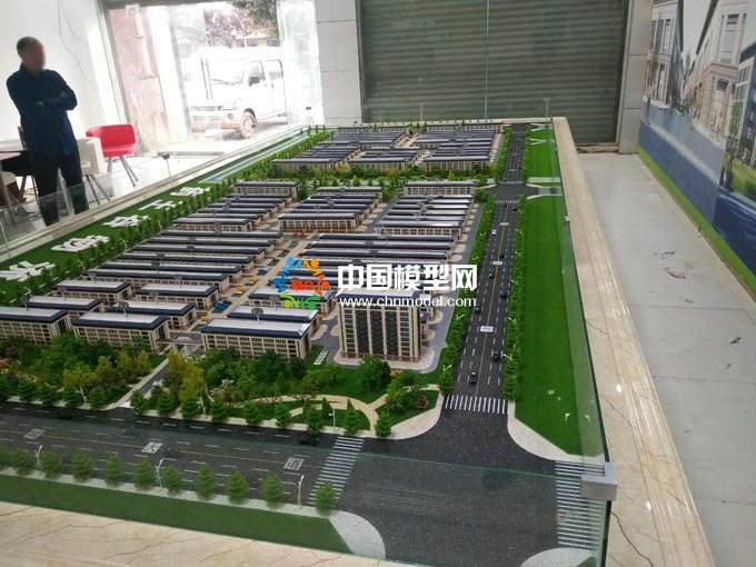 藥王谷物流園沙盤(pán)模型展現(xiàn)園區(qū)規(guī)模