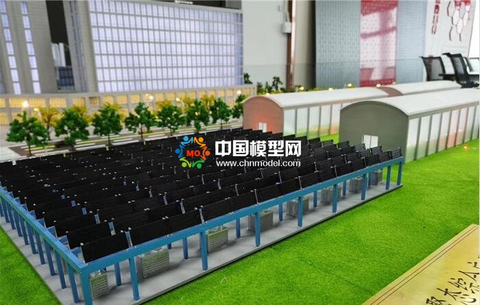 太陽能異聚態(tài)熱利用系統(tǒng)沙盤模型