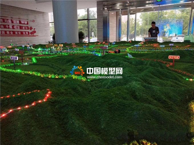 公路交通規(guī)劃沙盤模型