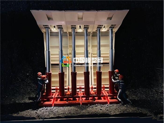 采煤工人微縮場(chǎng)景沙盤模型