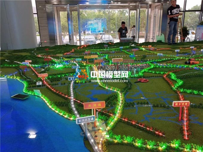 公路交通規(guī)劃沙盤模型