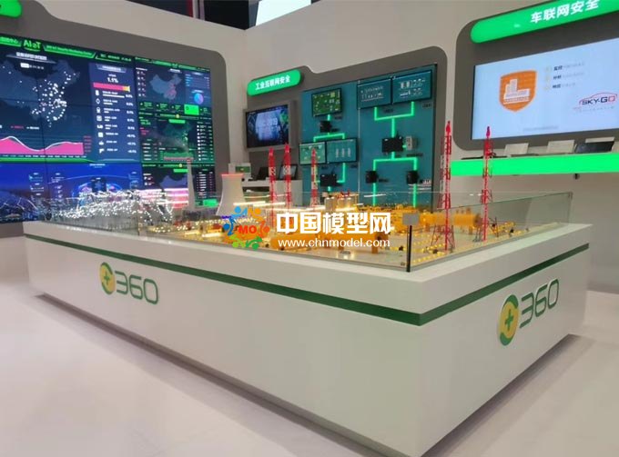 工業(yè)互聯(lián)網(wǎng)安全態(tài)勢感知平臺沙盤模型