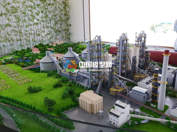 海螺水泥窯綜合利用固廢危廢項目沙盤模型