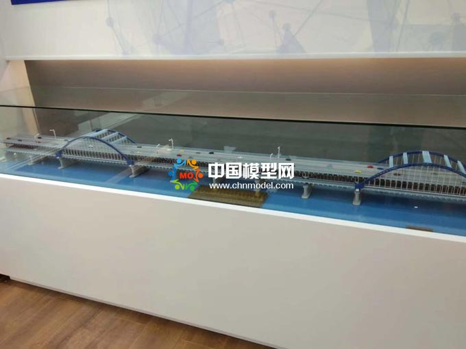 橋梁沙盤(pán)模型展播