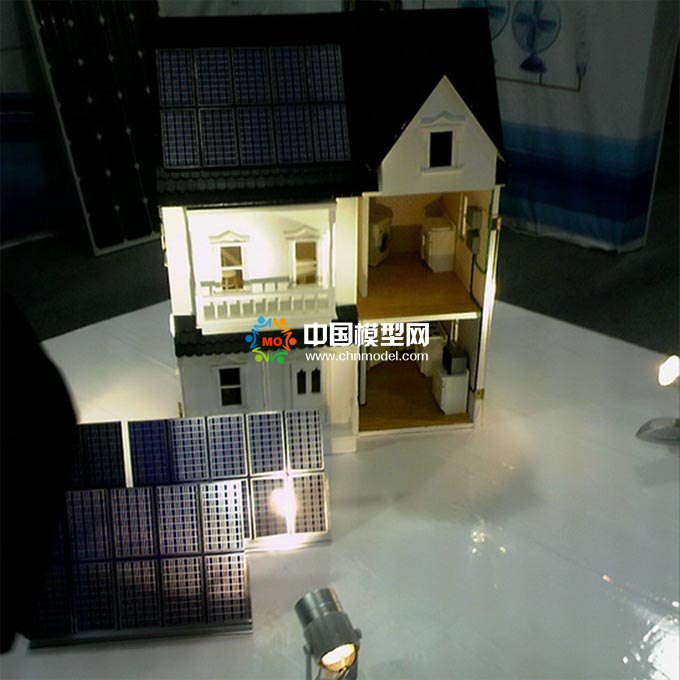 太陽能光伏屋頂發(fā)電沙盤模型