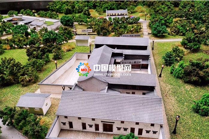 旅游服務(wù)中心沙盤模型