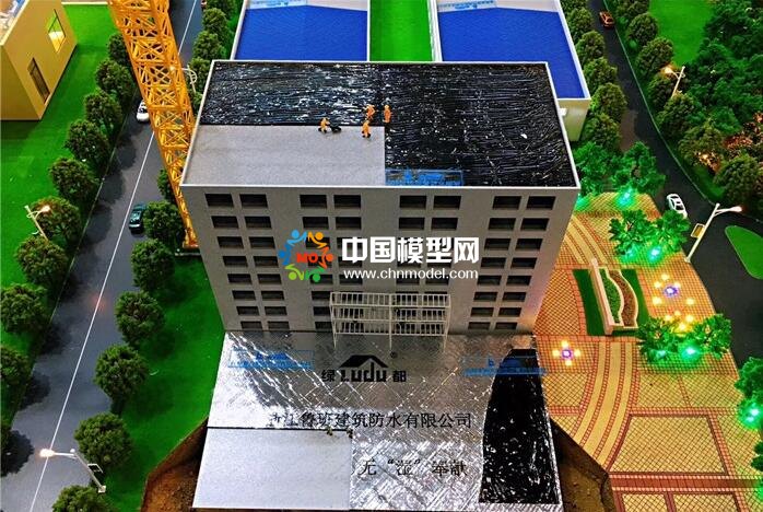 建筑防水工程材料展示沙盤(pán)模型