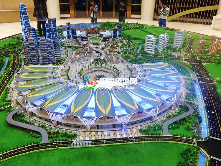 滇池國際會展公園沙盤模型