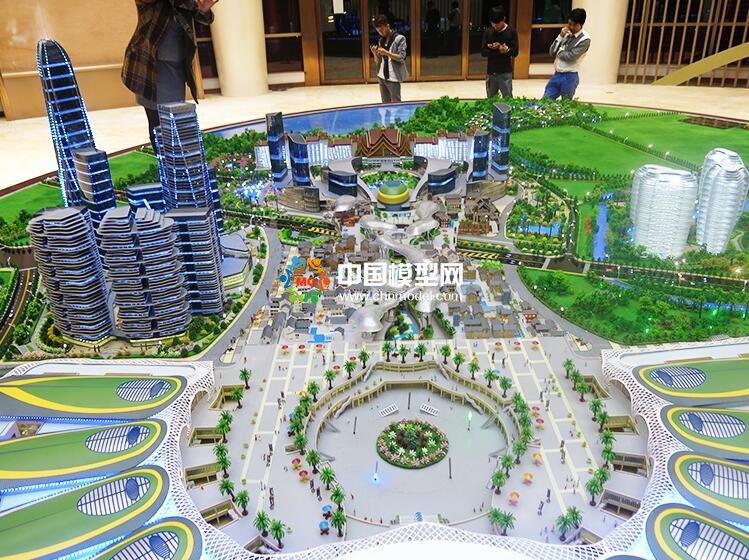 滇池國際會展公園沙盤模型