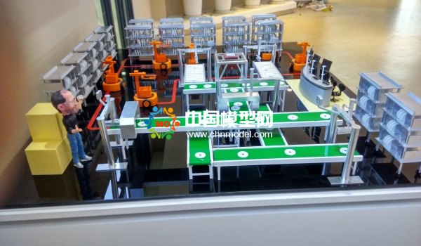 智慧工廠沙盤模型，生產(chǎn)線沙盤模型