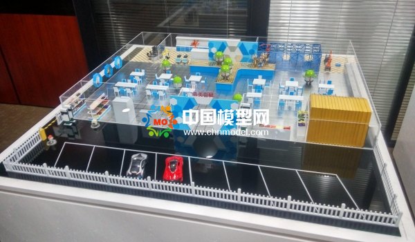 智慧餐廳沙盤模型
