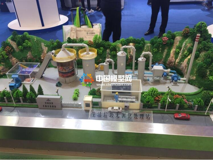 垃圾處理沙盤模型，廢固處理沙盤模型