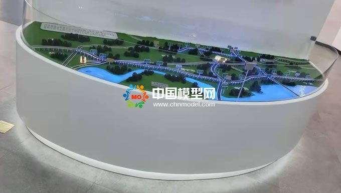 高速互通沙盤模型，高架橋沙盤模型，高速公路沙盤模型