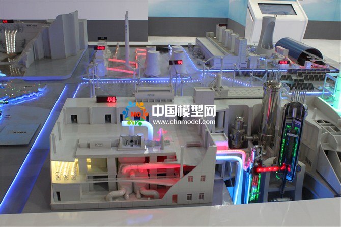 熱電站模型，核電站模型，火力發(fā)電站沙盤(pán)