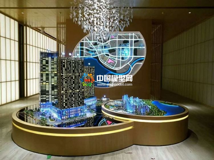 高檔樓盤模型底座，售樓部沙盤展臺（收藏）