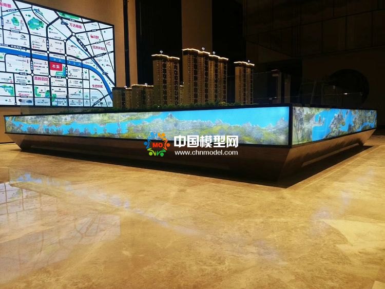 高檔樓盤模型底座，售樓部沙盤展臺（收藏）