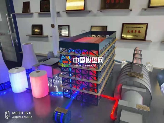 火力發(fā)電站原理流程沙盤模型