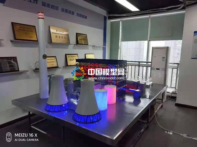 火力發(fā)電站原理流程沙盤模型