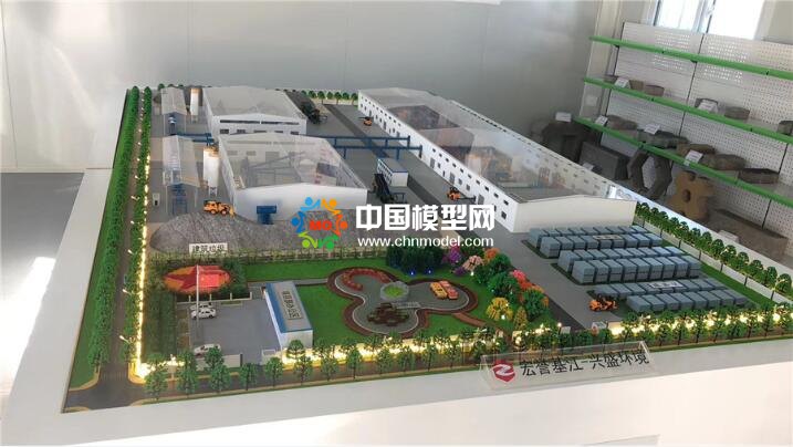 破碎生產(chǎn)線模型，石料生產(chǎn)線模型