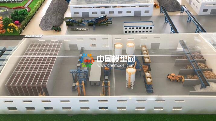 破碎生產(chǎn)線模型，石料生產(chǎn)線模型