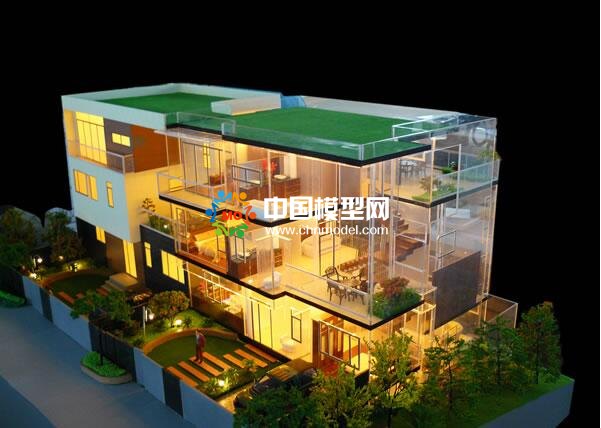 別墅模型風(fēng)格各異，你能說出幾種