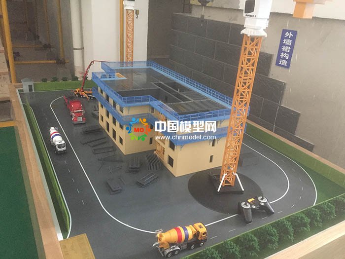 建筑施工場景沙盤模型