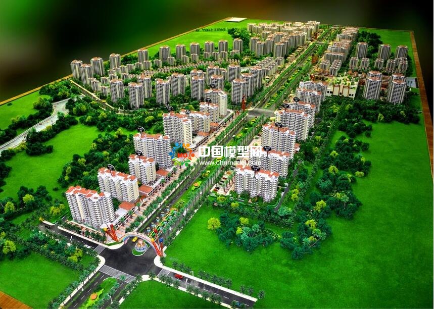 四季春城樓盤模型