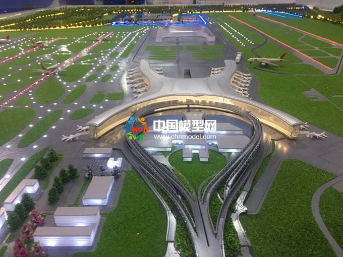 機場物流園沙盤模型