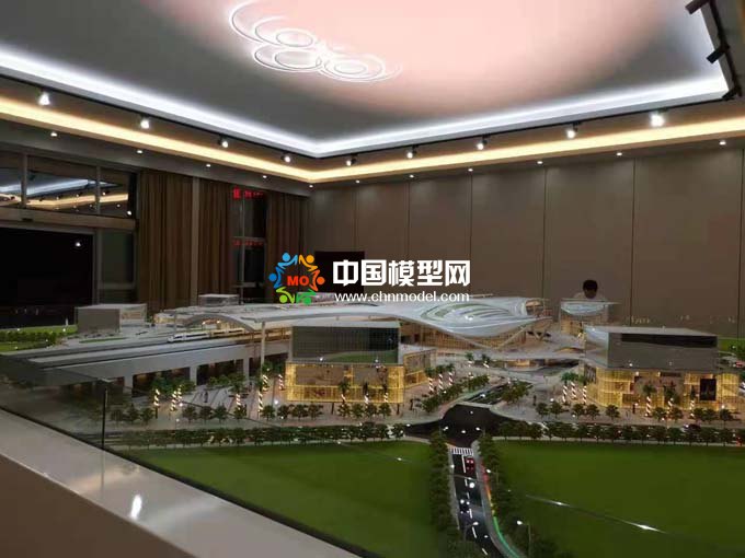 虎門高鐵站沙盤模型