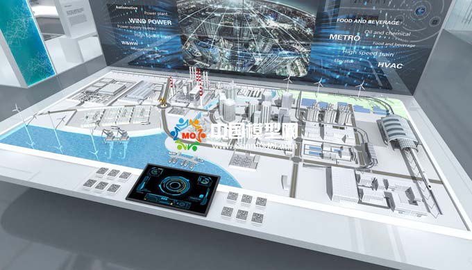 西門(mén)子能源城市沙盤(pán)模型