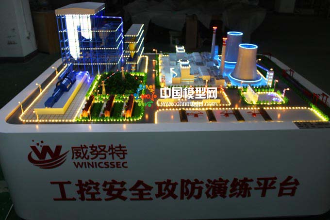 火力發(fā)電廠工控安全系統(tǒng)沙盤模型