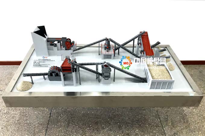 砂石生產(chǎn)線模型，碎石生產(chǎn)線模型