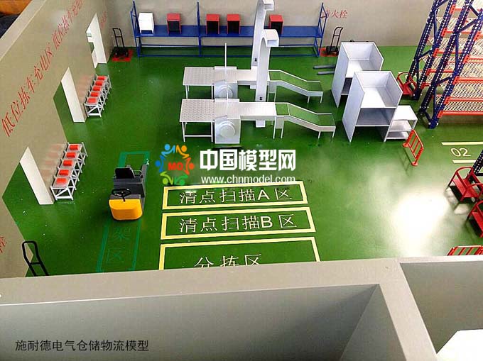 施耐德電氣倉(cāng)儲(chǔ)物流沙盤(pán)模型
