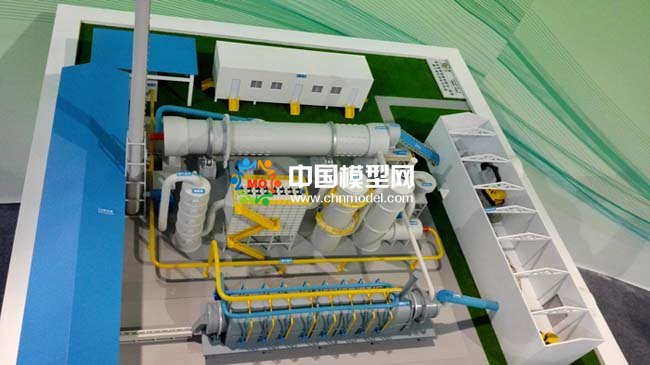 污染土壤修復(fù)沙盤模型，污泥處理模型