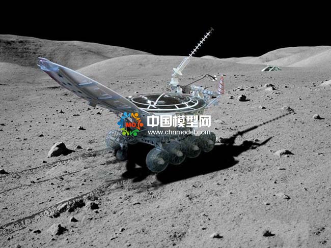 月球車模型，著陸器模型